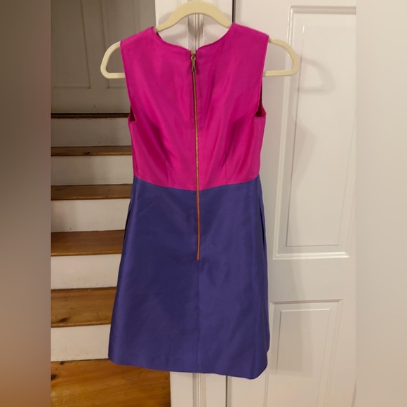 Kate Spade Blakely colorblock silk dress Size 0 - Picture 5 of 5